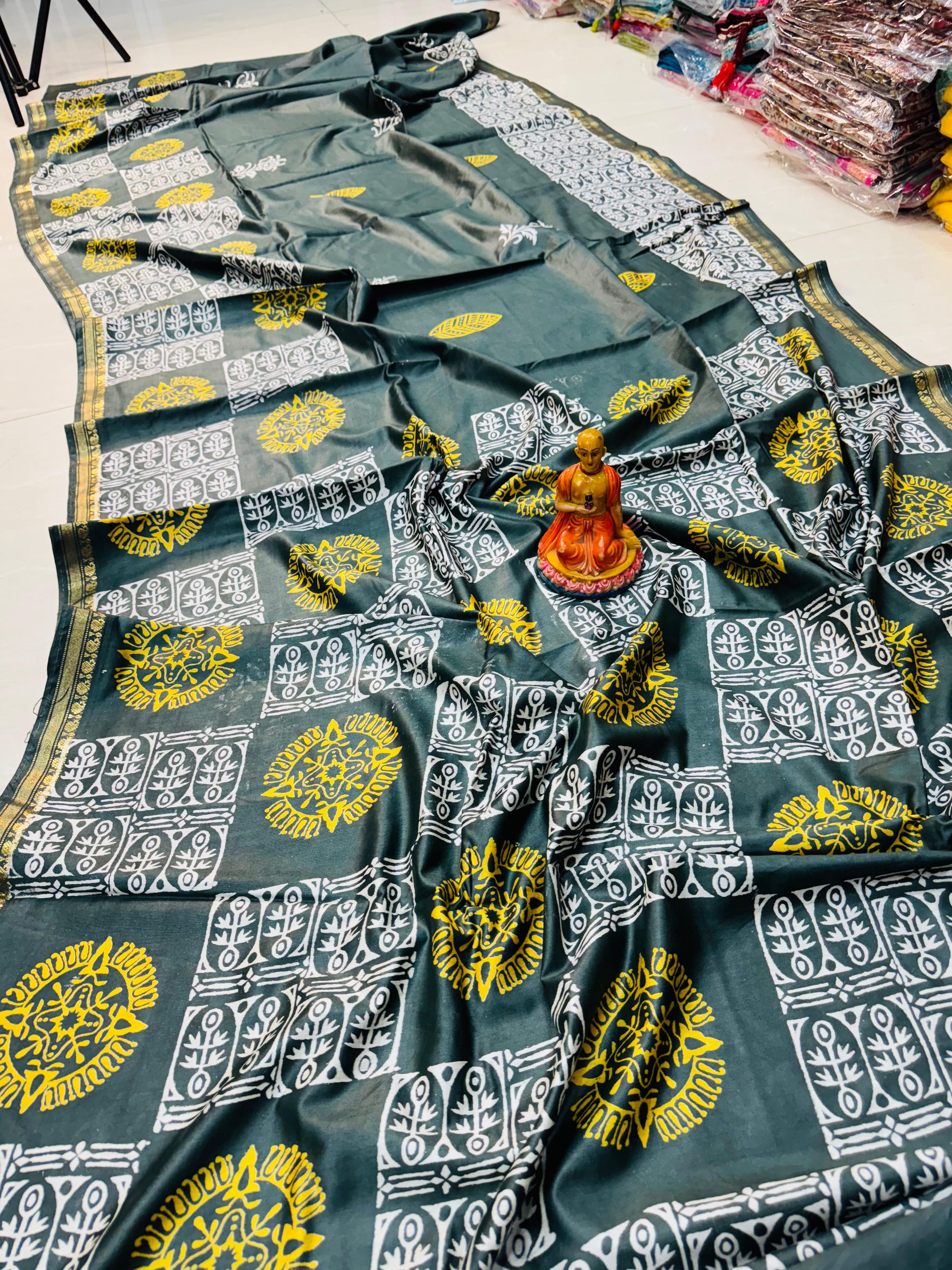 NEW EXCLUSIVE MAHESHWARI SILK  WITH BP