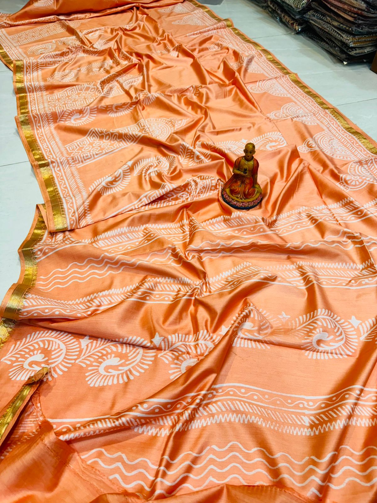 NEW EXCLUSIVE MAHESHWARI SILK  WITH BP