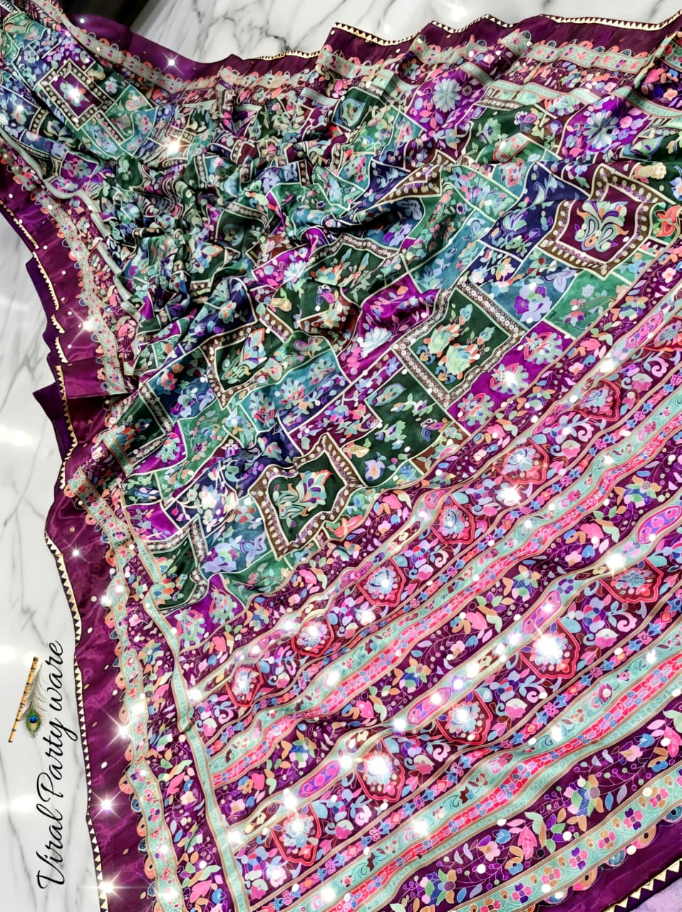 VIRAL PARTY WEAR SAREE