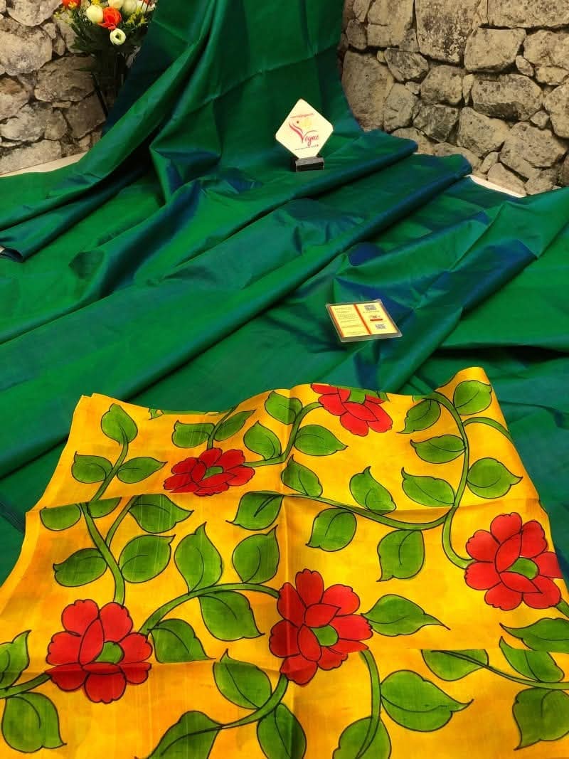 Silk Mark Authenticated Pure Bishnupuri katan saree with bp