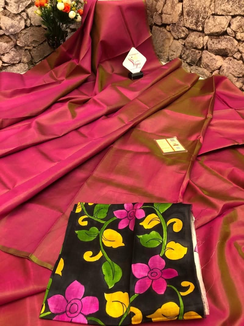 Silk Mark Authenticated Pure Bishnupuri katan saree with bp