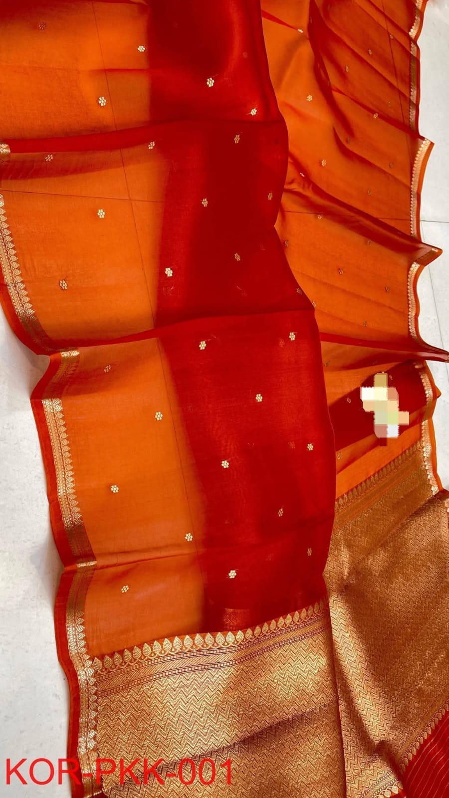 ELEGANT BANARASI KORA SOFT TISSUE SILK SAREE