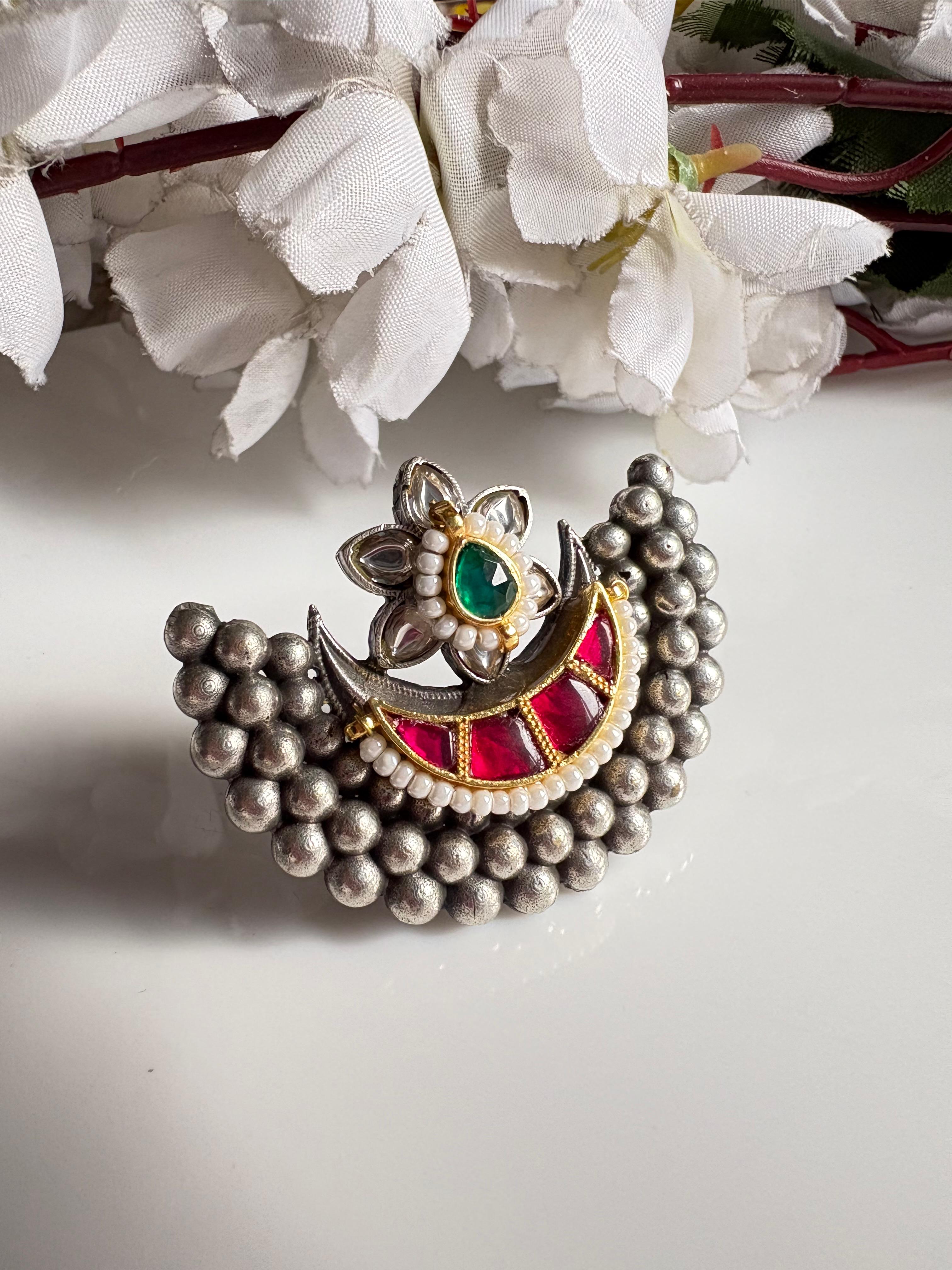 KUNDAN MULTICOLOURED FINGER RINGS