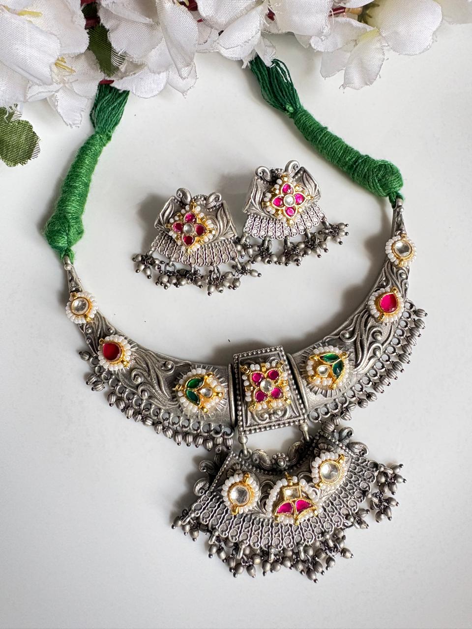 KUNDAN MULTICOLOURED FINGER RINGS