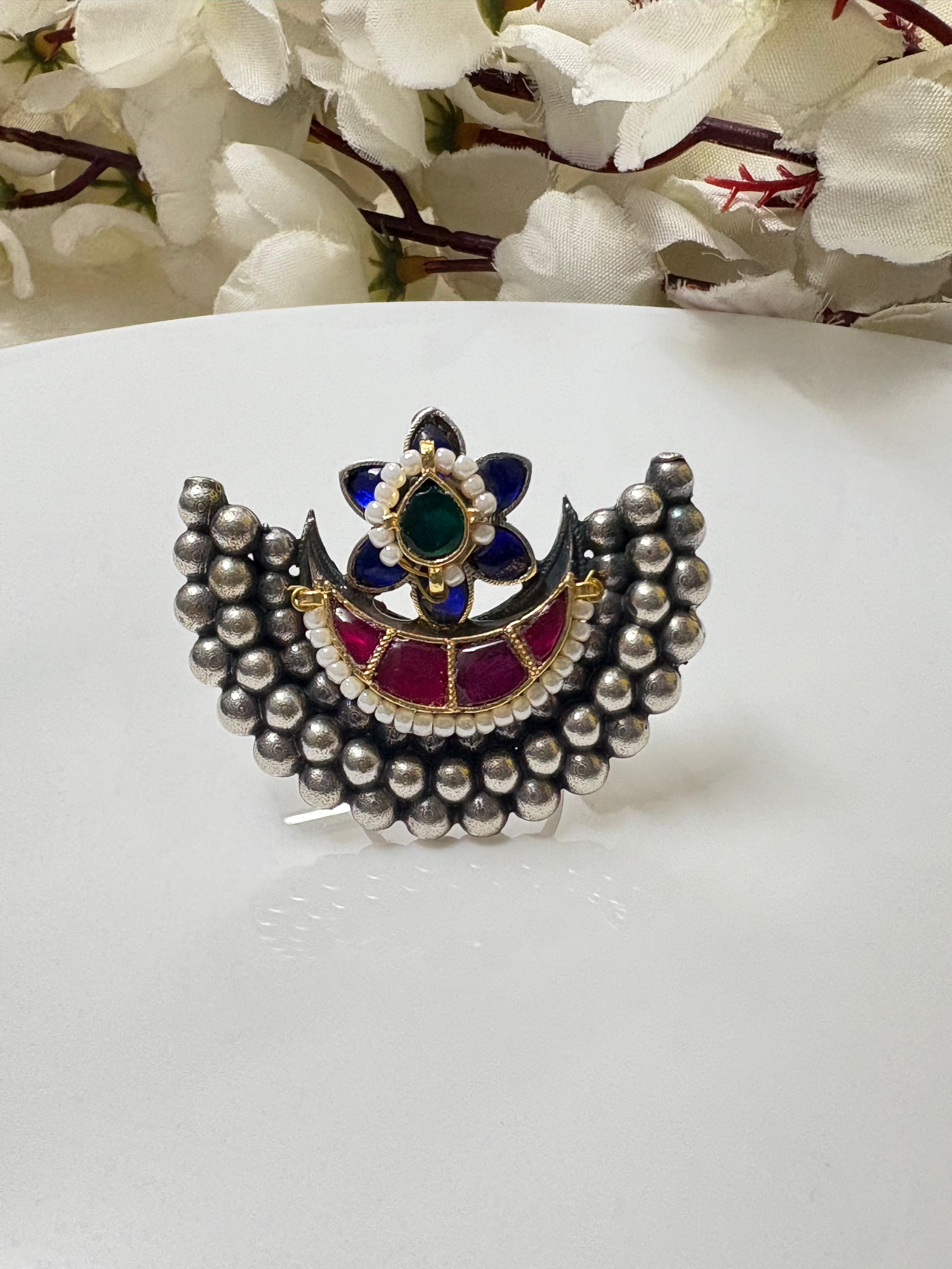 KUNDAN MULTICOLOURED FINGER RINGS